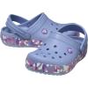 Crocs Kids Crocband Lightweight Slip-On Clogs(Glow Confetti/Blue Haze)