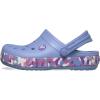 Crocs Kids Crocband Lightweight Slip-On Clogs(Glow Confetti/Blue Haze)