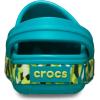 Crocs Kids Crocband Lightweight Slip-On Clogs(Glow Confetti/Turbo Teal)