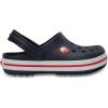 Crocs Kids Crocband Lightweight Slip-On Clogs(Navy/Red)