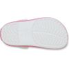 Crocs Kids Crocband Lightweight Slip-On Clogs(White/Pink Crush)
