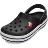 Crocs Kids Crocband Lightweight Slip-On Clogs(Black/White)