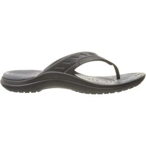 Crocs Athens Thong Sandal(Black Black Graphite 02s)