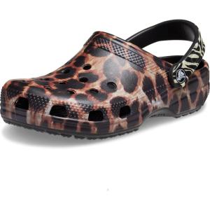 Crocs Athens Thong Sandal(Black/Multi Animal Remix)