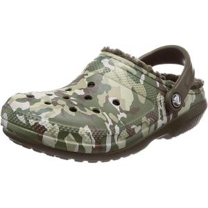 Crocs Athens Thong Sandal(Green Camo Dark Camo Green 999)
