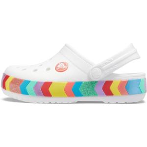 Crocs Kids’ Crocband Chevron Clog(White)