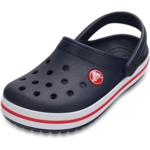 Crocs Kids Crocband Lightweight Slip-On Clogs(Navy/Red)