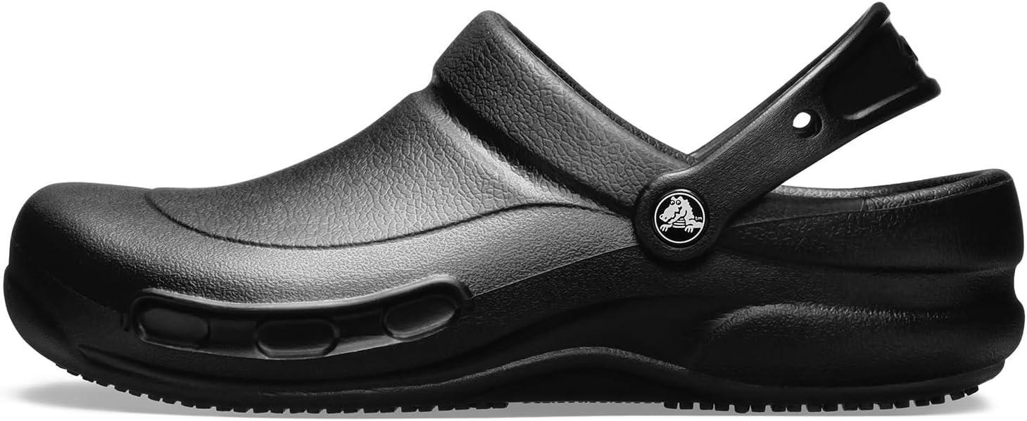 image:imageCrocs UnisexAdult Bistro Work Clogs Enclosed Toe Slip Resistant All Day ComfortBlack