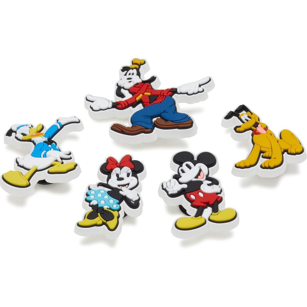 image:imageCrocs Jibbitz Packs for Shoes and Sandals Beautiful Accessory Colorful Charms and Constructed with Synthetic MaterialDisney Mickey Friends