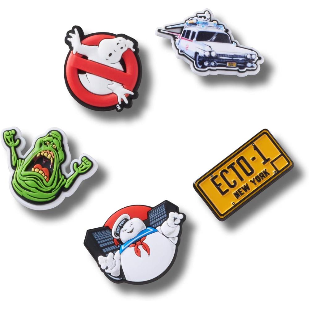 image:imageCrocs Jibbitz Packs for Shoes and Sandals Beautiful Accessory Colorful Charms and Constructed with Synthetic MaterialGhostbusters