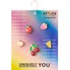 Crocs Jibbitz Bling & Jewelry Shoe Charm Packs(Gold Cherry and Fruit)