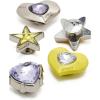 Crocs Jibbitz Bling & Jewelry Shoe Charm Packs(Meta Stars and Hearts)