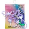 Crocs Jibbitz Bling & Jewelry Shoe Charm Packs(Purple Meta 5-pack)