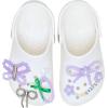 Crocs Jibbitz Bling & Jewelry Shoe Charm Packs(Purple Meta 5-pack)