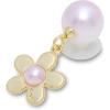 Crocs Jibbitz Girls’ Favorites Shoe Charms(Pink Pearl and Gold Flower)