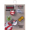 Crocs Jibbitz Packs for Shoes, and Sandals – Beautiful Accessory, Colorful Charms, and Constructed with Synthetic Material(Ghostbusters)