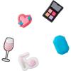 Crocs Jibbitz Packs for Shoes, and Sandals – Beautiful Accessory, Colorful Charms, and Constructed with Synthetic Material(Girly Girl)