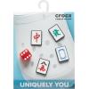 Crocs Jibbitz Packs for Shoes, and Sandals – Beautiful Accessory, Colorful Charms, and Constructed with Synthetic Material(Mahjong)