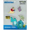 Crocs Jibbitz Packs for Shoes, and Sandals – Beautiful Accessory, Colorful Charms, and Constructed with Synthetic Material(Monsters Inc 5 Pck)