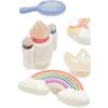 Crocs Jibbitz Packs for Shoes, and Sandals – Beautiful Accessory, Colorful Charms, and Constructed with Synthetic Material(Pretty Princess 5-pack)