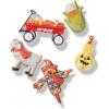 Crocs Jibbitz Pumpkin Patch Shoe Charms, Pumpkin Patch, 5-Pack