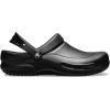 Crocs Unisex-Adult Bistro Work Clogs | Enclosed Toe | Slip Resistant | All Day Comfort(Black)