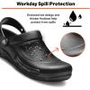 Crocs Unisex-Adult Bistro Work Clogs | Enclosed Toe | Slip Resistant | All Day Comfort(Dusty Olive)