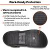 Crocs Unisex-Adult Classic Work Clogs, Slip Resistant Shoes(Dark Cocoa)