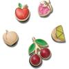 Crocs Jibbitz Bling & Jewelry Shoe Charm Packs(Gold Cherry and Fruit)