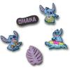 Crocs Jibbitz Packs for Shoes, and Sandals – Beautiful Accessory, Colorful Charms, and Constructed with Synthetic Material(Stitch Tropical)