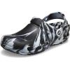 Crocs Unisex-Adult Bistro Work Clogs | Enclosed Toe | Slip Resistant | All Day Comfort(Black/White)