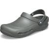 Crocs Unisex-Adult Bistro Work Clogs | Enclosed Toe | Slip Resistant | All Day Comfort(Dusty Olive)