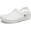Crocs Unisex-Adult Bistro Work Clogs | Enclosed Toe | Slip Resistant | All Day Comfort(White)