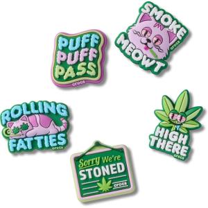 Crocs Jibbitz Flowers Shoe Charm Packs(420 Hemp Cuties)