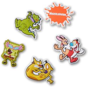 Crocs Jibbitz Packs for Shoes, and Sandals – Beautiful Accessory, Colorful Charms, and Constructed with Synthetic Material(Nickelodeon Throwback)