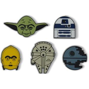 Crocs Jibbitz Packs for Shoes, and Sandals – Beautiful Accessory, Colorful Charms, and Constructed with Synthetic Material(Star Wars)