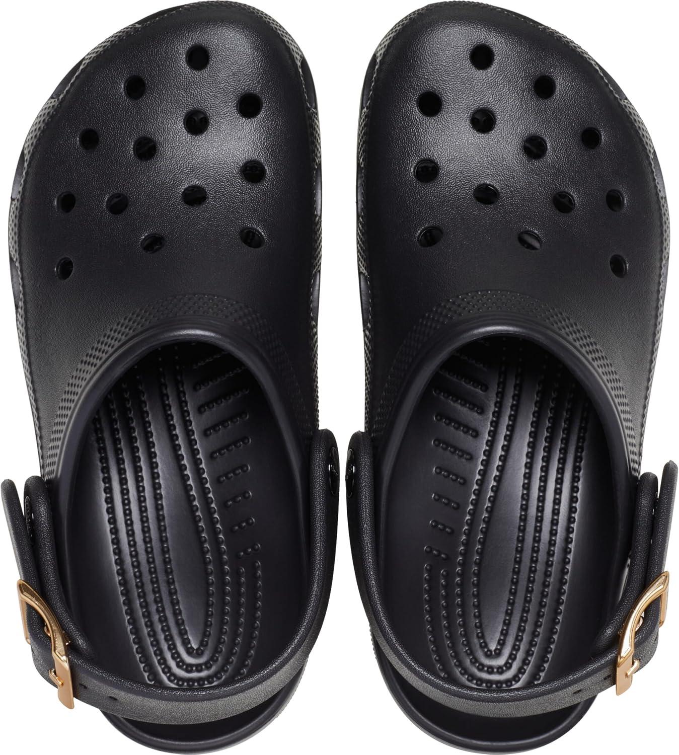 image:imageCrocs Classic Buckle ClogsMetallic Black