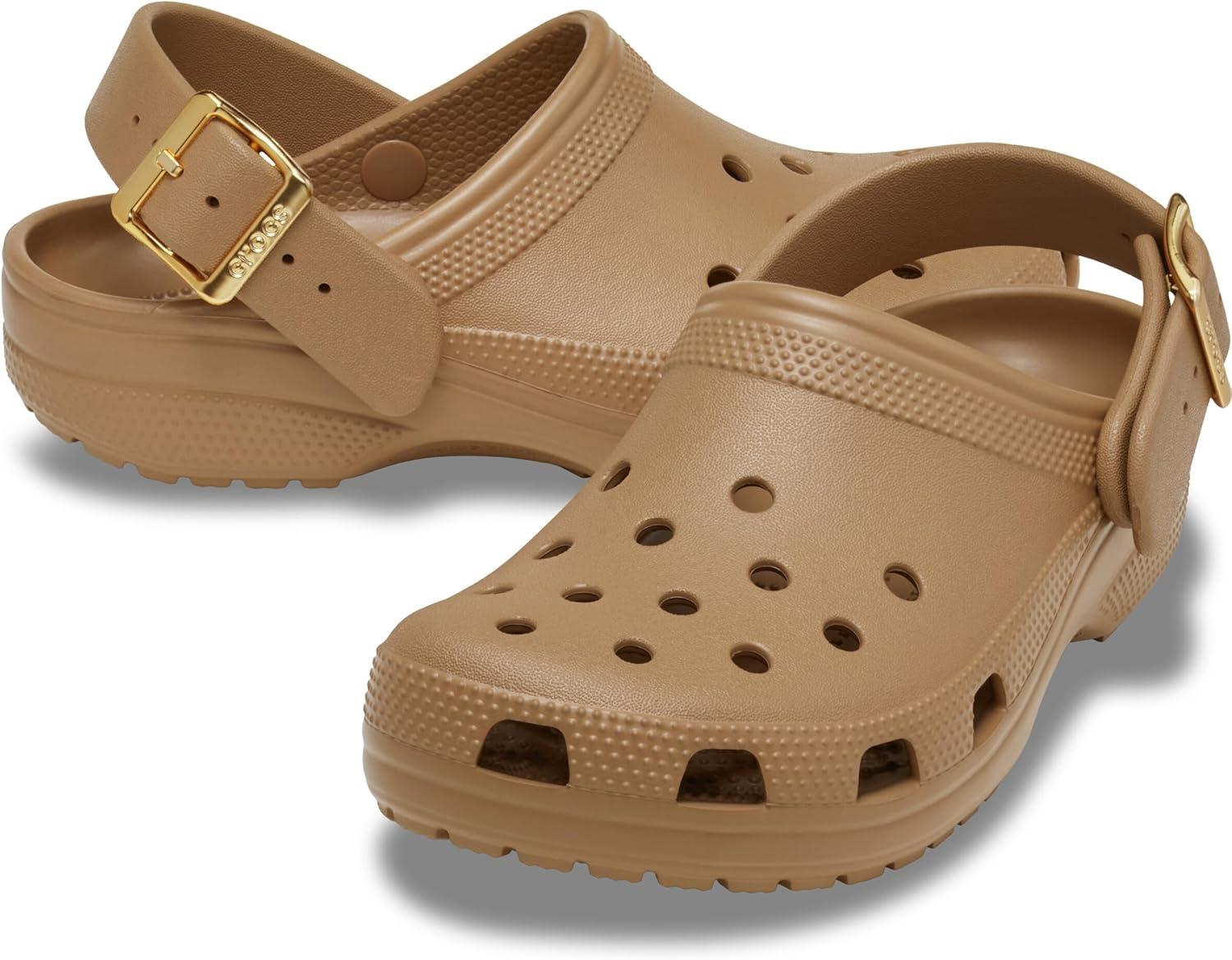 image:imageCrocs Classic Buckle ClogsMetallic Sepia