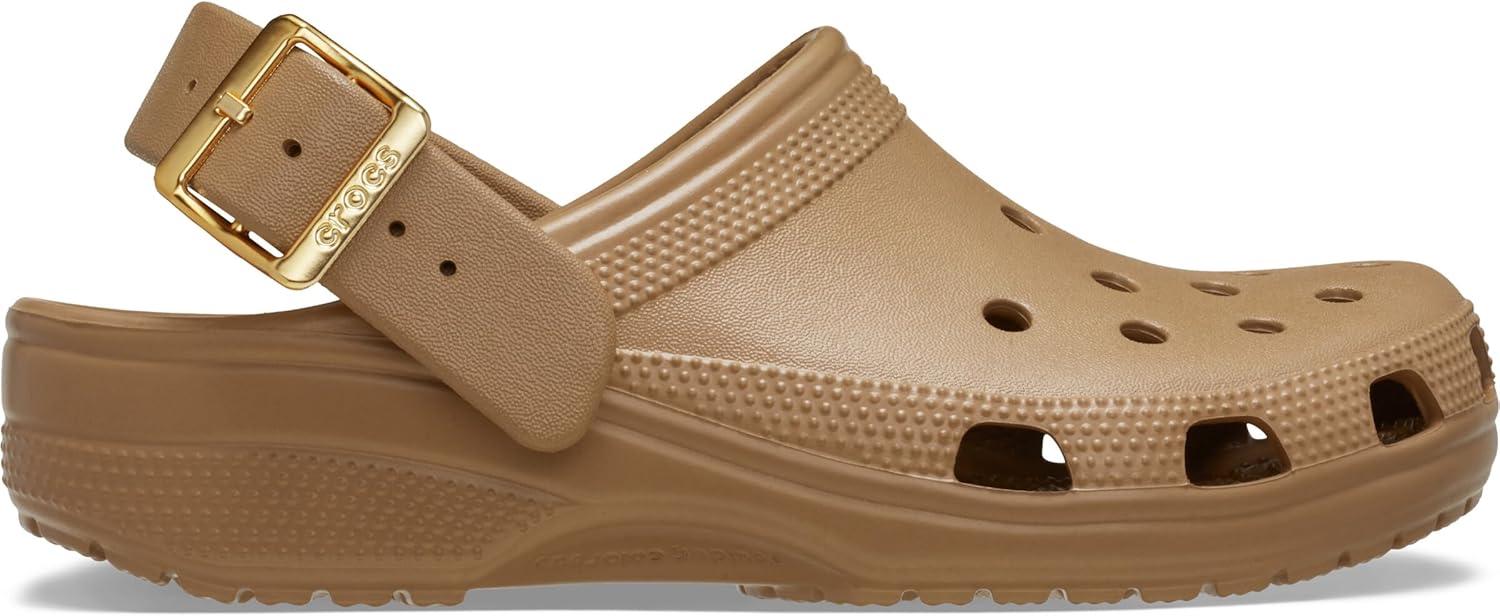 image:imageCrocs Classic Buckle ClogsMetallic Sepia