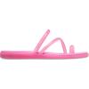 Crocs Women’s Miami Toe Loop Sandal Flat(Pink Lemonade Jelly)