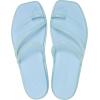 Crocs Women’s Miami Toe Loop Sandal Flat(Sky Blue Jelly)