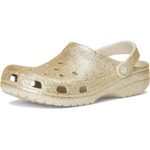 Crocs Unisex Adult Classic Glitter Clogs(Chunky Sandstone)