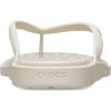 Crocs Miami Round Toe Flip Flop Sandals(Almond Tint/Leopard)