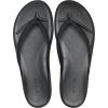 Crocs Miami Round Toe Flip Flop Sandals(Black Matte)