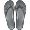 Crocs Miami Round Toe Flip Flop Sandals(Carbon Jelly)