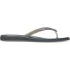 Crocs Miami Round Toe Flip Flop Sandals(Carbon Jelly)