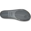 Crocs Miami Round Toe Flip Flop Sandals(Carbon Jelly)