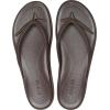 Crocs Miami Round Toe Flip Flop Sandals(Coffee Matte)