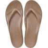 Crocs Miami Round Toe Flip Flop Sandals(Milk Chocolate Jelly)