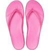 Crocs Miami Round Toe Flip Flop Sandals(Pink Lemonade Jelly)